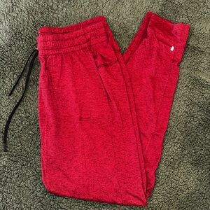 NOBULL Heathered Red Joggers - Size M